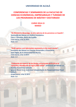M&aacute;s informaci&oacute;n - Universidad de Alcal&aacute;