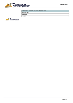 COMPRIMIDO NERVII PAZ BUEN SUE&Ntilde;O C/30 1X50 Producto : 50