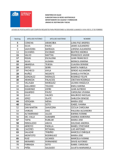 5 concha arancibia luna paz andrea 8 silva pavez jaime alejandro 9