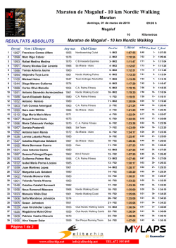 Maraton de Magaluf - 10 km Nordic Walking