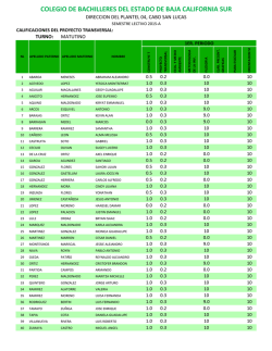 VI A - Plantel 04, Cabo San Lucas&hellip;