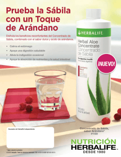 Prueba la S&aacute;bila con un Toque de Ar&aacute;ndano