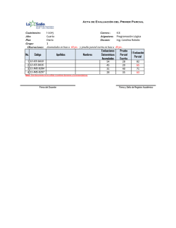 Acta de Notas 1er Parcial PROLOG