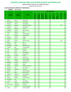 VI B - Plantel 04, Cabo San Lucas&hellip;