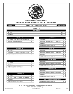 23 - Tribunal Federal de Conciliaci&oacute;n y Arbitraje