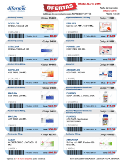 Ofertas Febrero 2015 *114802* *24820* *114803