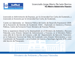 Licenciado Jorge Mario De Le&oacute;n Barrios