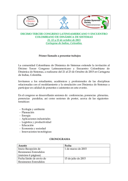 DECIMO TERCER CONGRESO LATINOAMERICANO Y