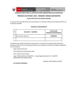 Resultados Examen de Conocimiento