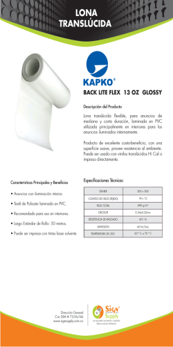 LONA TRANSL&Uacute;CIDA