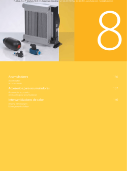 Acumuladores y presostatos