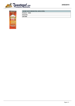 JARABE SANTO BRONCOTZIL 240 ML XOTZIL Producto : 81204