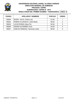 universidad nacional daniel alcides carrion direccion general de