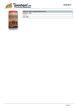 FIBRA DAY NIGHT CLEANER NARANJA 340 G Producto : 57017