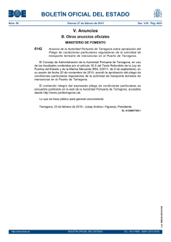 Anuncio 6142 del BOE n&uacute;m. 50 de 2015