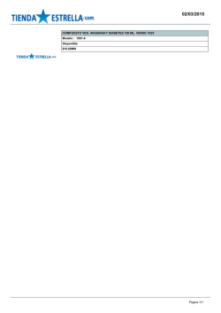 COMPUESTO VEG. WASARAKY DIABETES 750 ML. VIDRIO 1X25