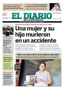 Una mujer y su hijo murieron en un accidente
