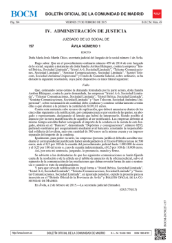 IV. ADMINISTRACI&Oacute;N DE JUSTICIA - Sede Electr&oacute;nica del Boletin
