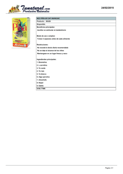 NEO PI&Ntilde;A 60 CAP ANAHUAC Producto : 96326 Disponible