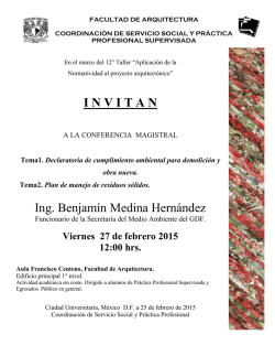 declaratoria de cumplimiento ambiental para demolici&oacute;n y obra nueva