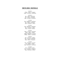 7pm - Aztec Indoor Soccer!