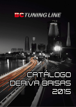Cat&aacute;logo BC Derivabrisas 2015