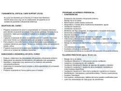 Programa - Instituto Nacional de Ciencias M&eacute;dicas y Nutrici&oacute;n