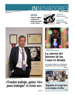 Tendr&aacute; trabajo quien `vive para trabajar`, el resto no