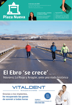 El Ebro `se crece`P&aacute;gs. 3, 10-11