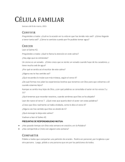 C&Eacute;LULA FAMILIAR - Pastor Tony Hancock