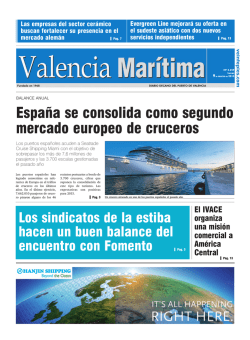 La estiba comienza a negociar con Fomento el nuevo marco legal