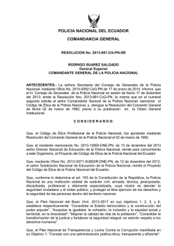 C&oacute;digo de &Eacute;tica de la Polic&iacute;a Nacional Descargar