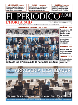 I Premios l`Horta Sud - Elperiodicodeaqui.com