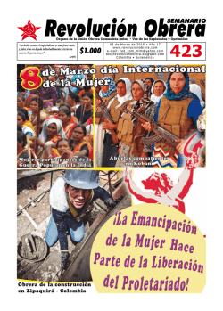 $1.000 - Peri&oacute;dico Revoluci&oacute;n Obrera