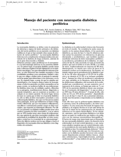 Manejo del paciente con neuropat&iacute;a diab&eacute;tica