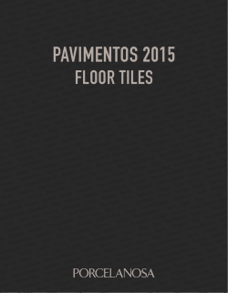 PAVIMENTOS 2015 - PORCELANOSA Grupo