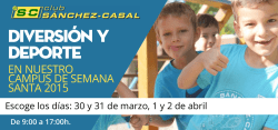 flyer semana santa 2015.cdr - Campus S&aacute;nchez