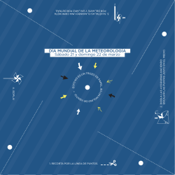 Horarios D&iacute;a Mundial de la Meteorolog&iacute;a