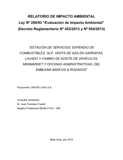 Evaluaci&oacute;n de Impacto Ambiental