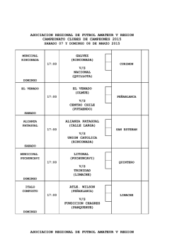 asociacion regional de futbol amateur v region campeonato clubes