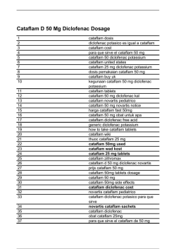 Para Que Sirve El Cataflam De 50 Mg