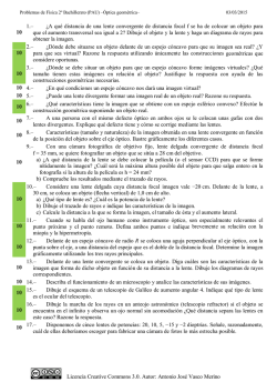 2&ordm; Bachillerato - F&iacute;sica - Problemas