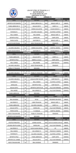 LIGA 16.xlsx - liga de futbol de tehuacan ac