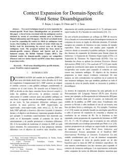 Context Expansion for Domain-Specific Word Sense Disambiguation