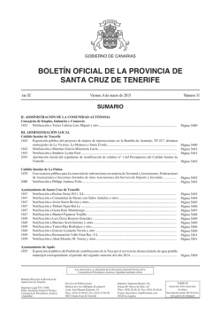 Bolet&iacute;n 031/2015, de fecha 6/3/2015