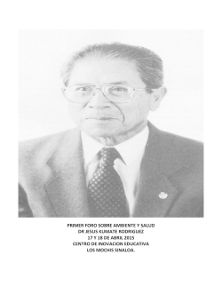 primer foro sobre ambiente y salud dr jesus kumate rodriguez 17 y