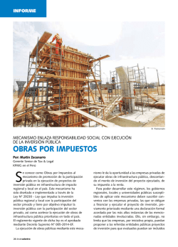 obras Por imPuestos