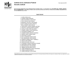 Instituto de la Judicatura Federal Escuela Judicial