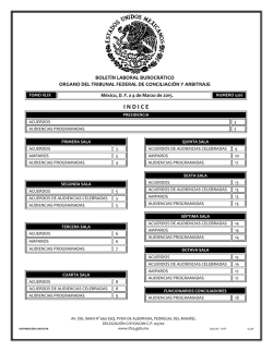 4 - Tribunal Federal de Conciliaci&oacute;n y Arbitraje