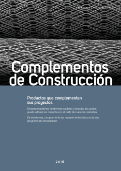 Cat&aacute;logo de Secci&oacute;n